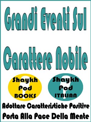 cover image of Grandi Eventi Sul Carattere Nobile